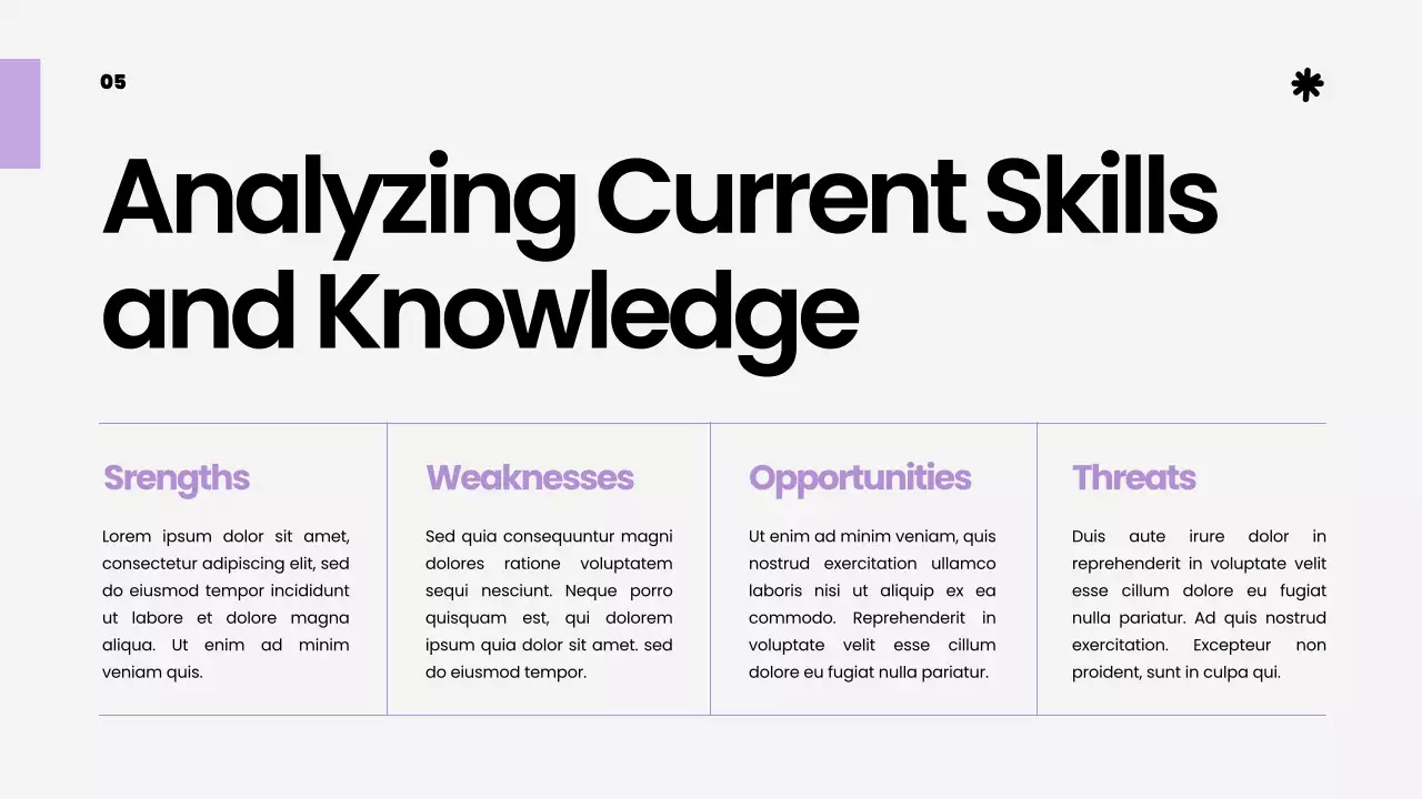 Purple Modern Study Guide Presentation