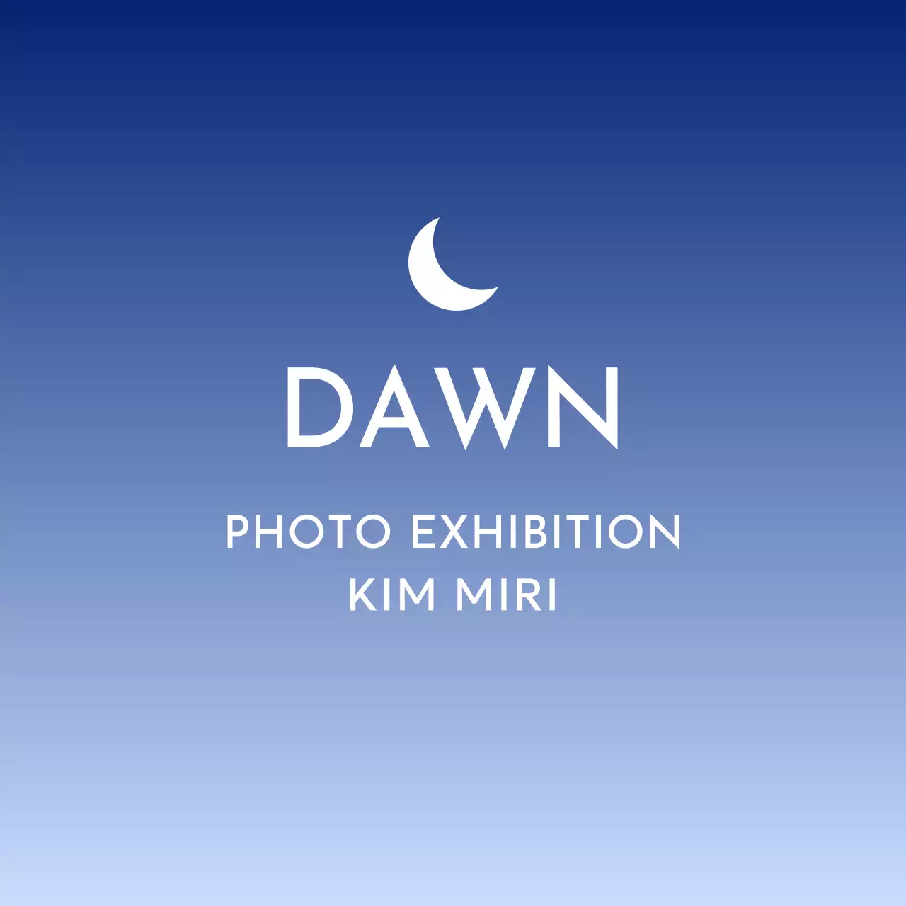 해와 달이 떠있는 그라데이션이 인상적인 깔끔한 디자인