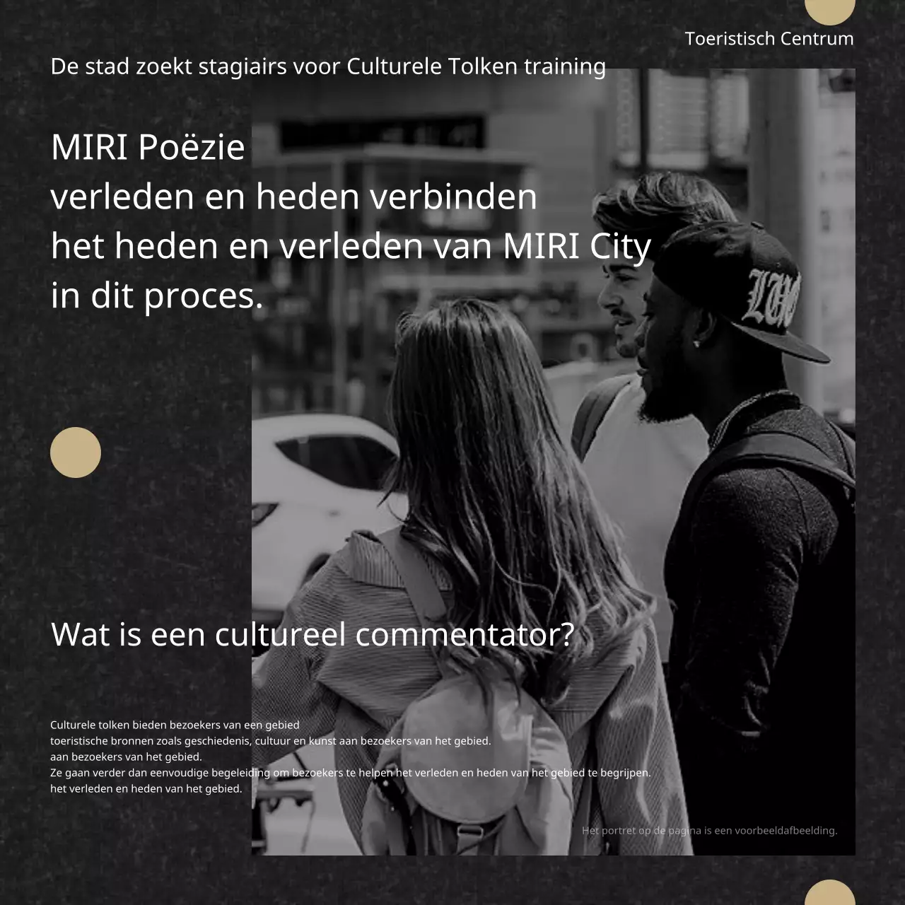 Een klassieke training voor cultuurcommentatoren in zwart-wit en goud