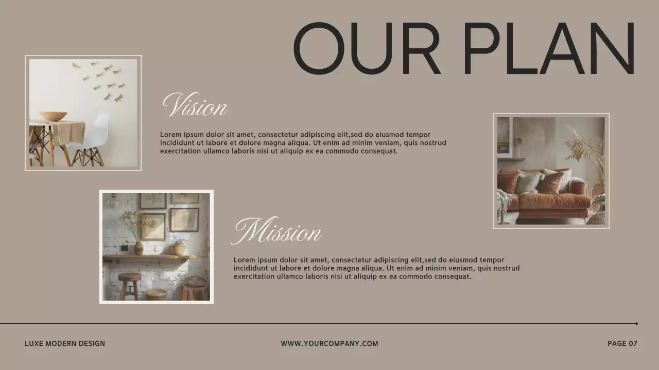 Beige Modern Interior Design Promotion Presentation