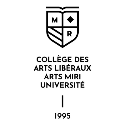 Dessin avec l'emblème de l'école sous la forme d'un drapeau