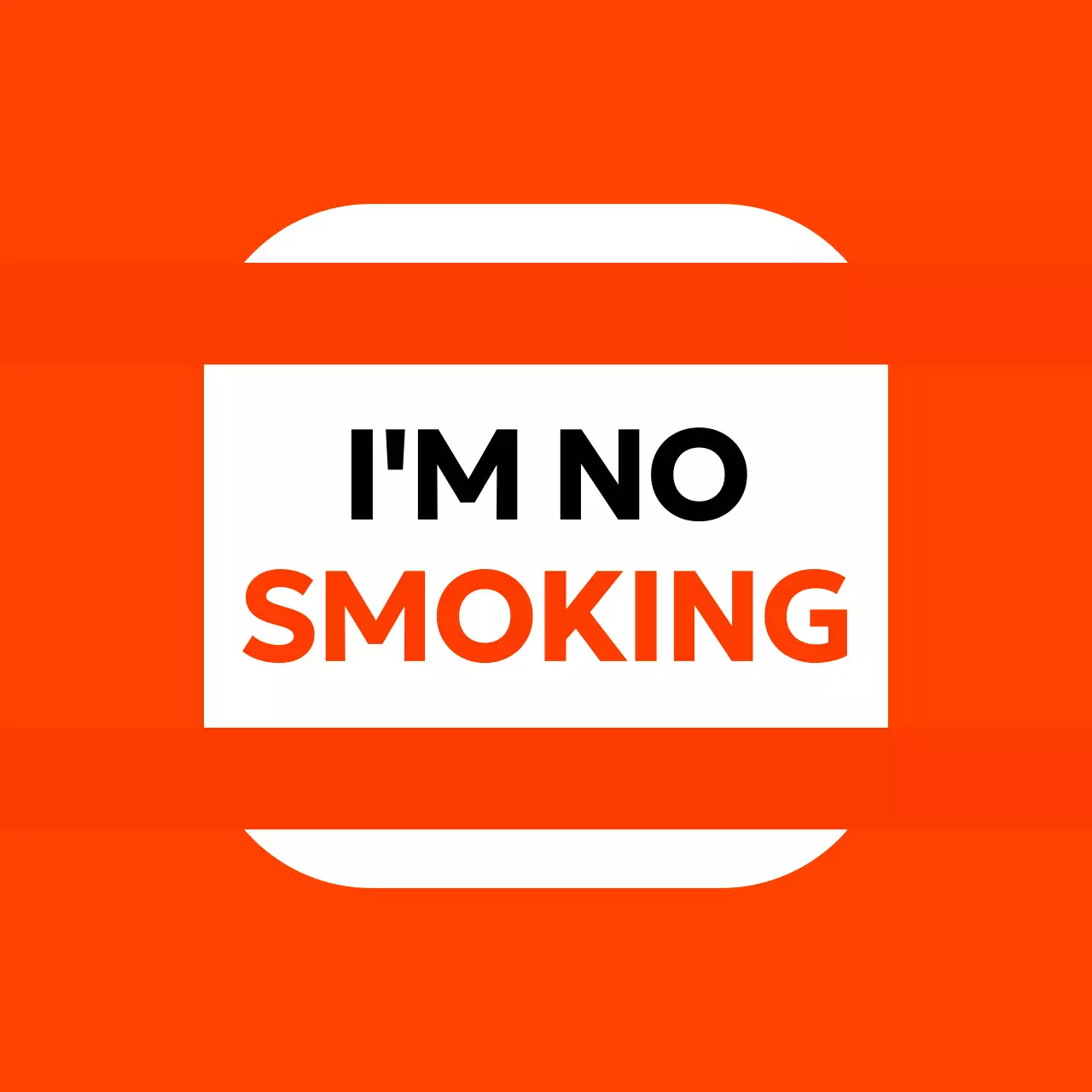 귀여운 학생 일러스트가 있는 금연 디자인