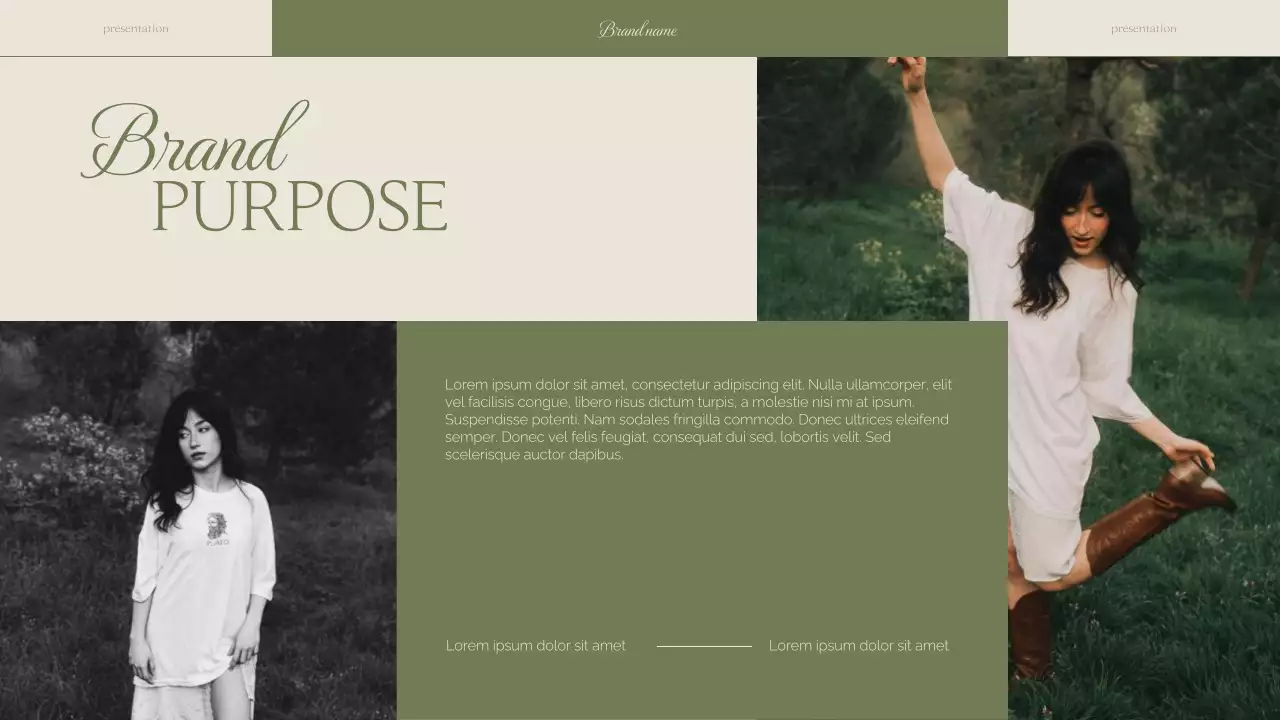 Sage Modern Brand Presentation