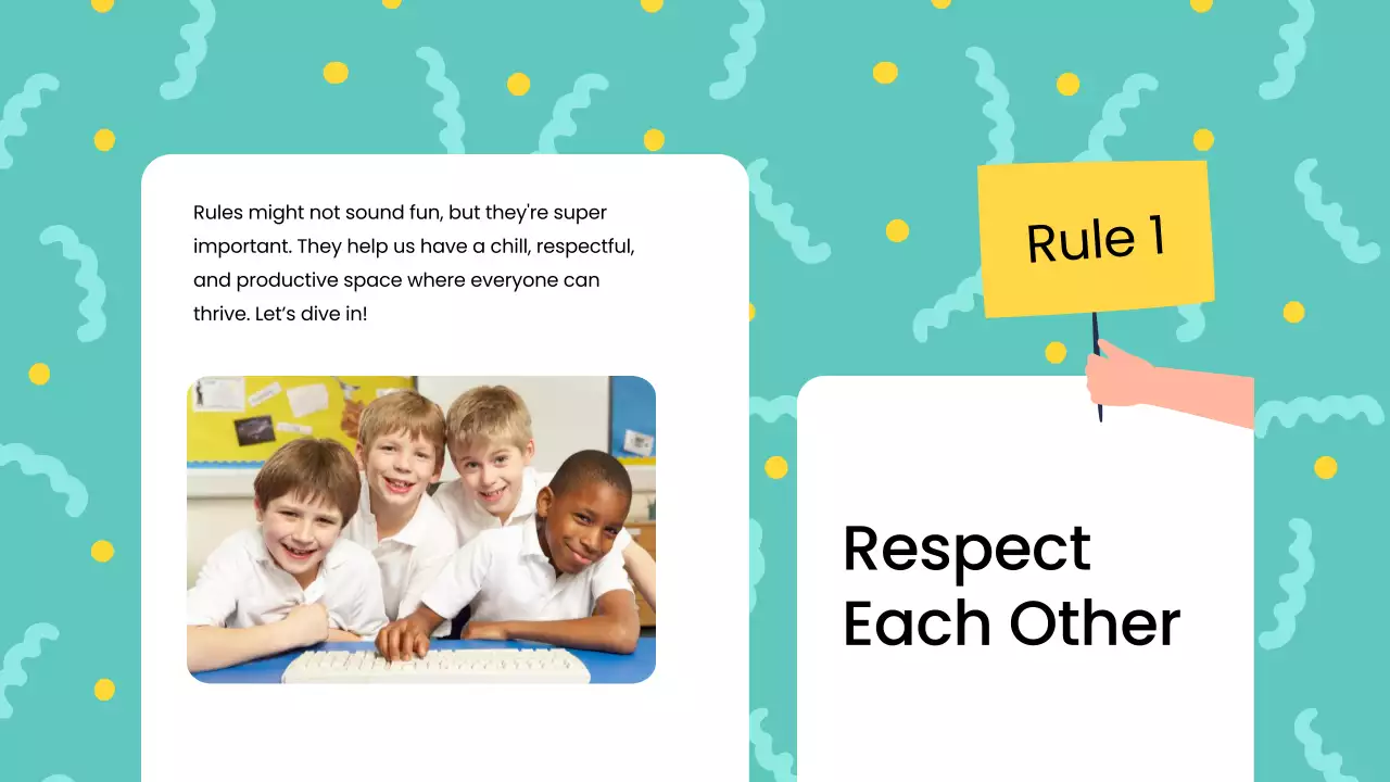 Apresentação do Guia de Sala de Aula Simples Azul