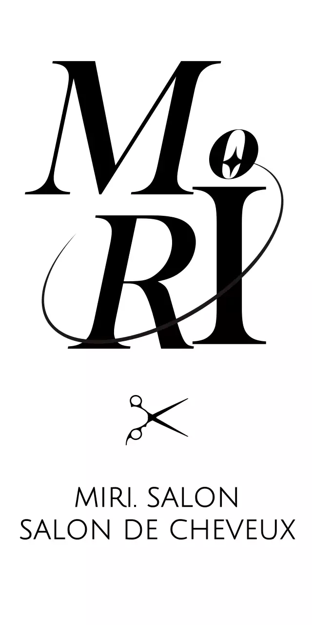 Logos élégants pour salons de coiffure privés