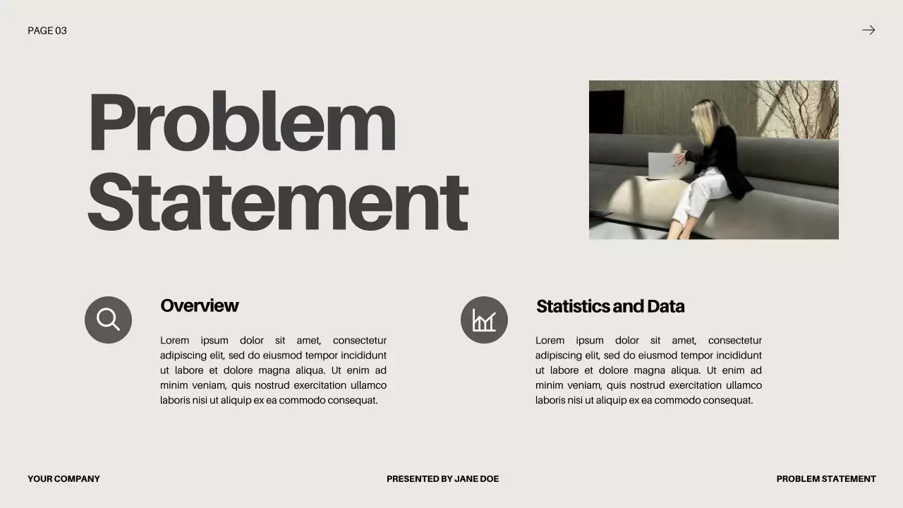 Black Modern Business Pitch Presentation