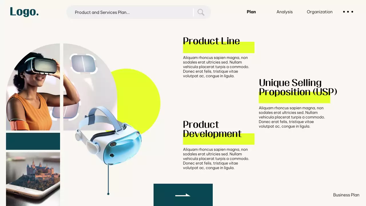 Neon Modern Business Plan Presentation