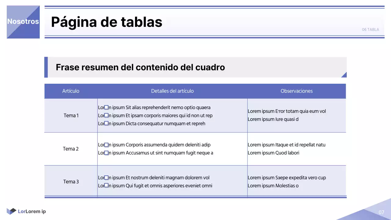 Informe imprimible sencillo del sector público en malva y blanco