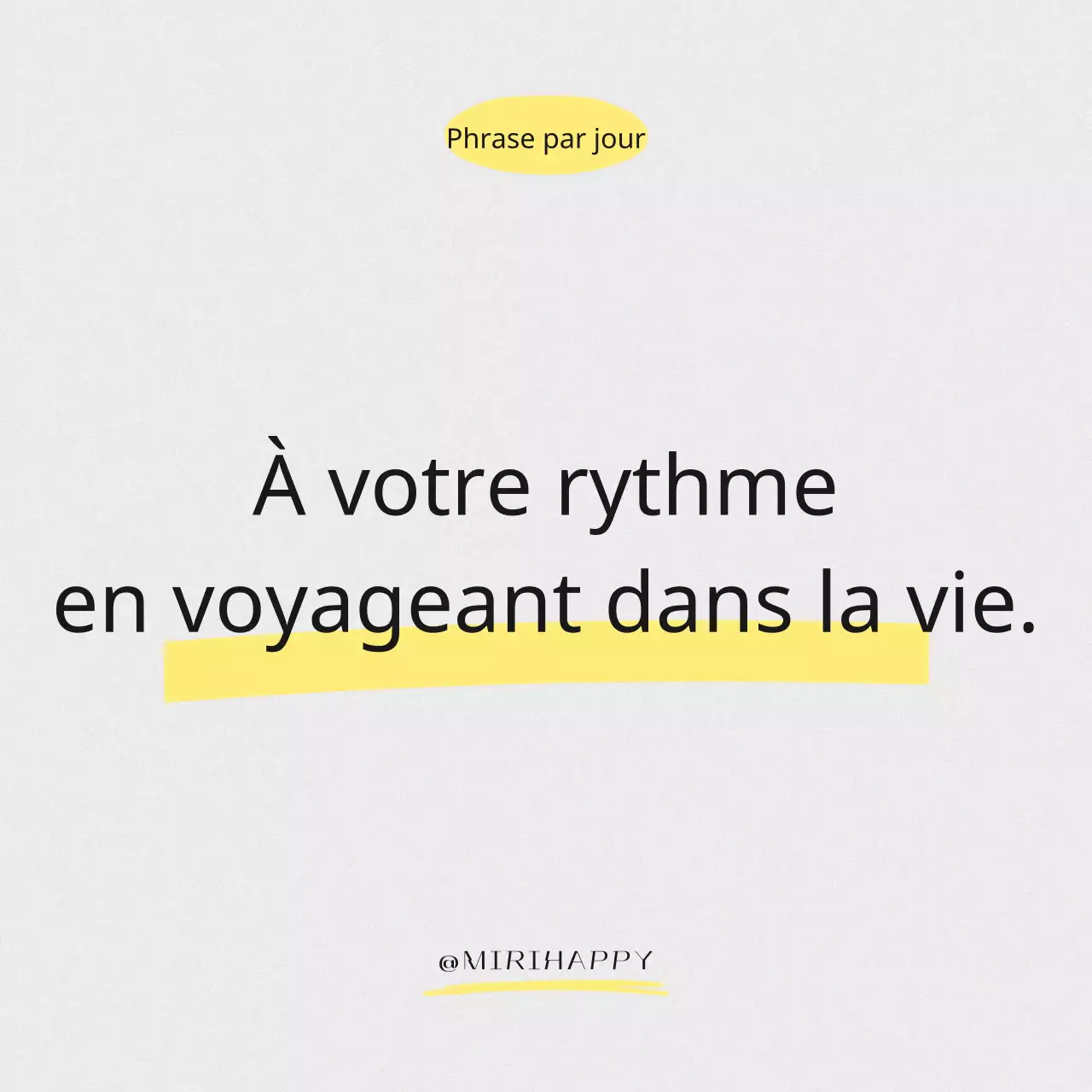 Citations minimalistes jaunes et grises phrases sentimentales post