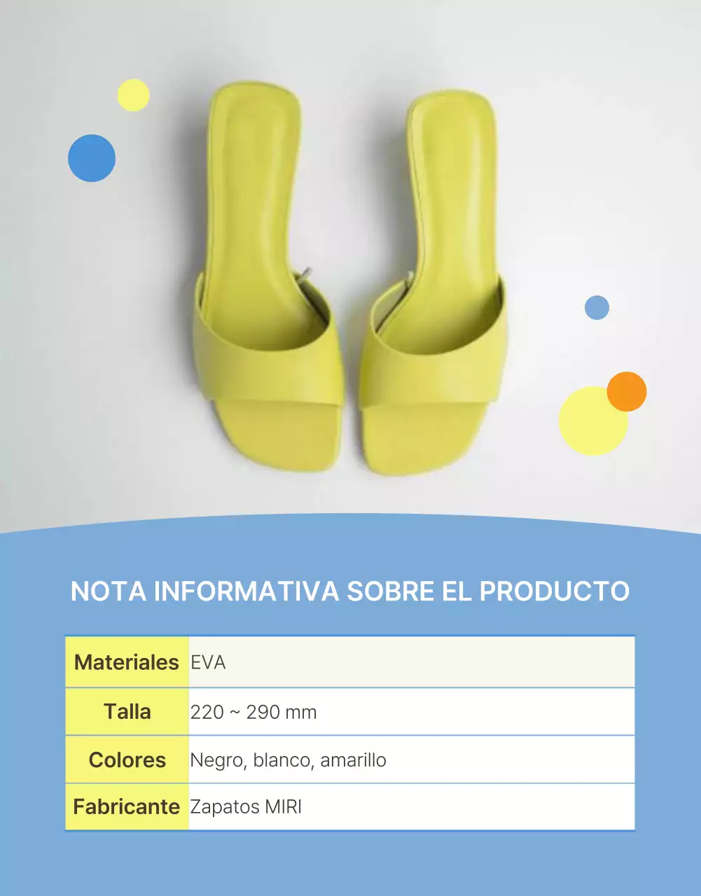 Promociona las modernas sandalias de temporada de verano en azul claro y marfil