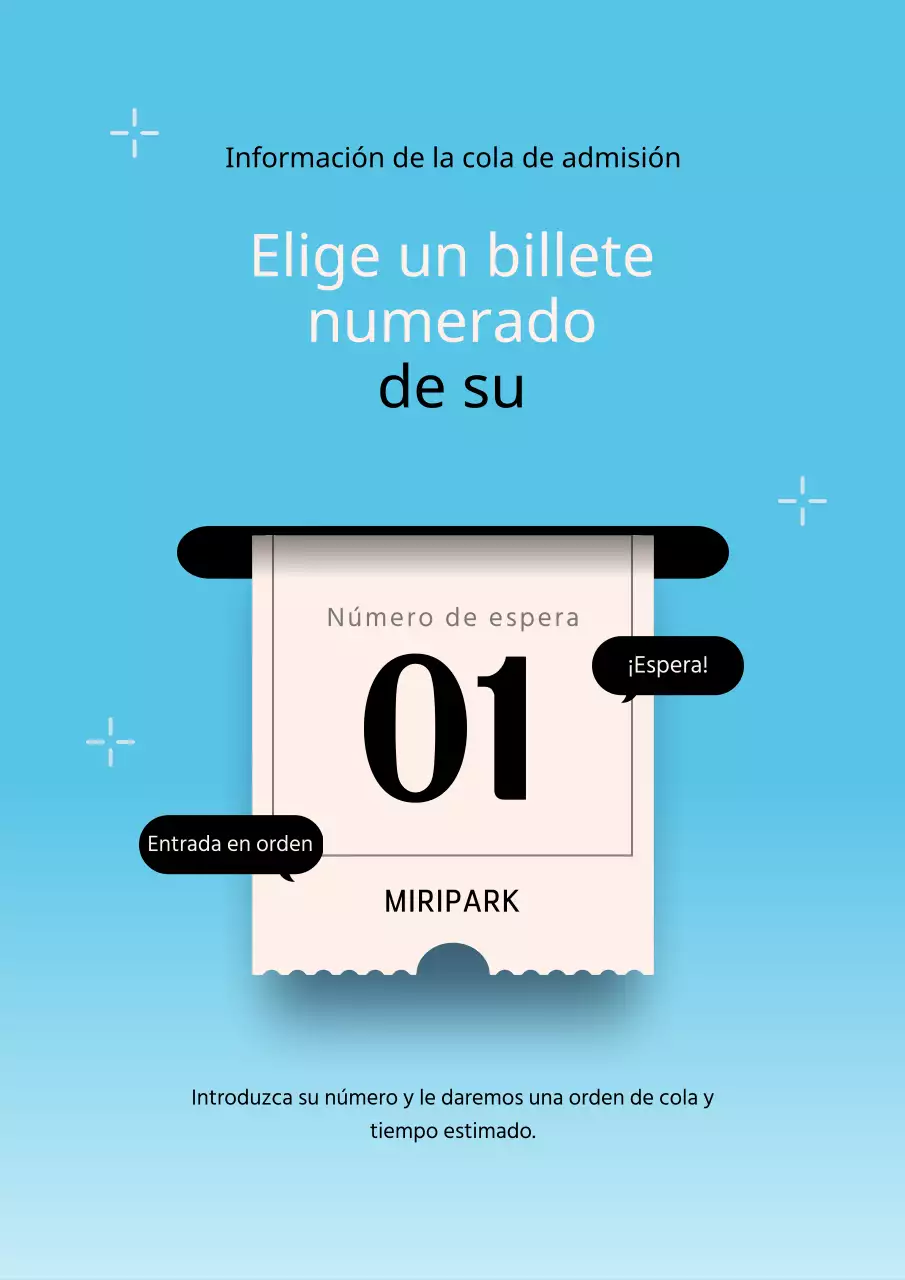 Anuncios de espera de matrícula minimalistas en azul claro y blanco
