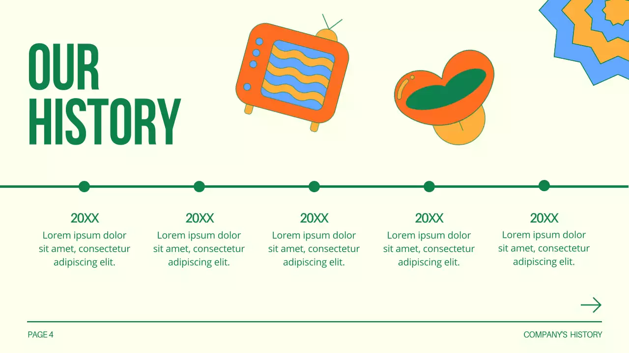 Green Creative Design Profile Presentation