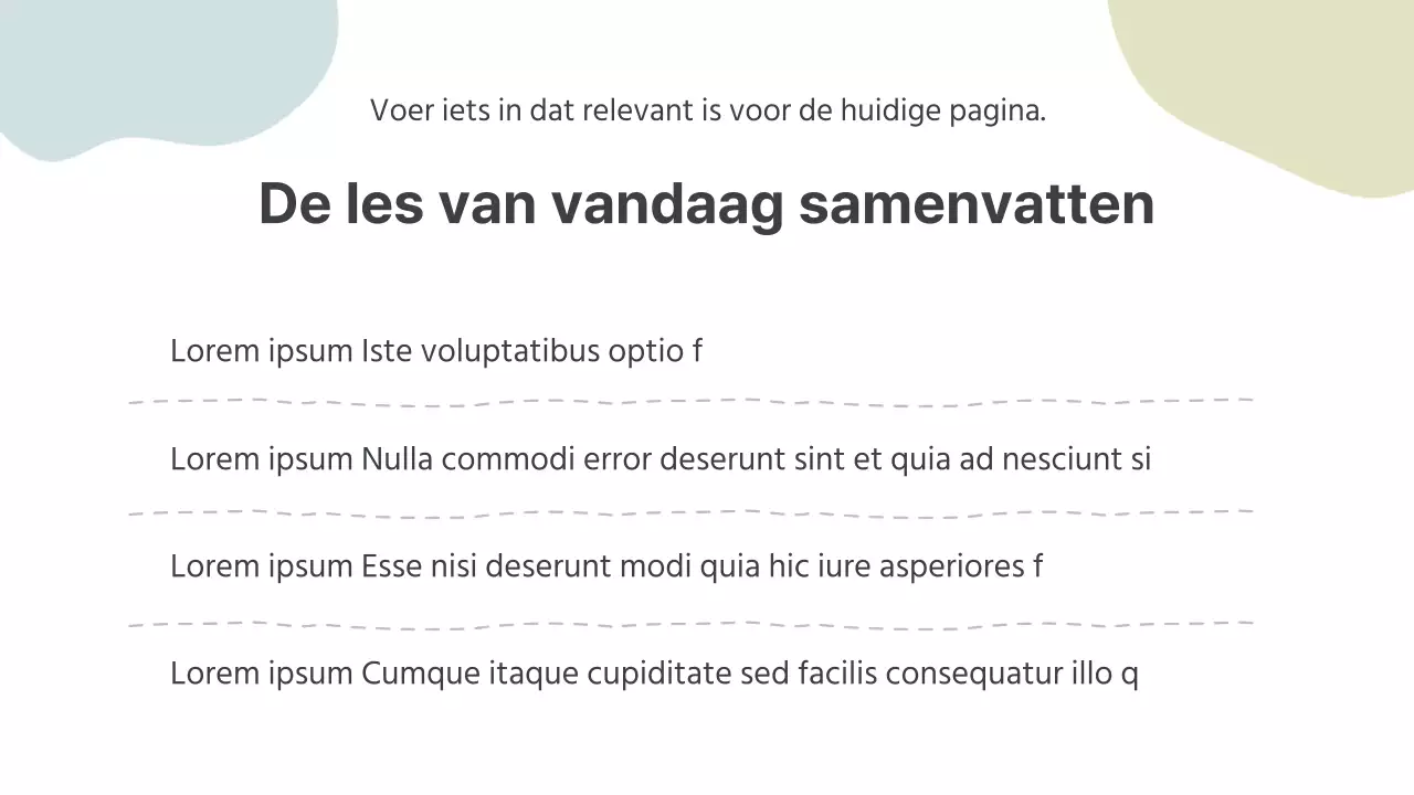 Grijs en eenvoudig lesmateriaal voor schoolleraren