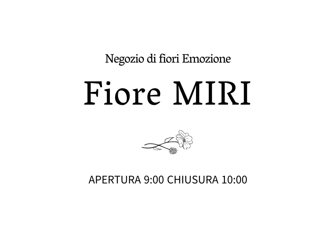 Fiorista insegna negozio di fiori con un sentimentale floreale linea illustrazione schizzo