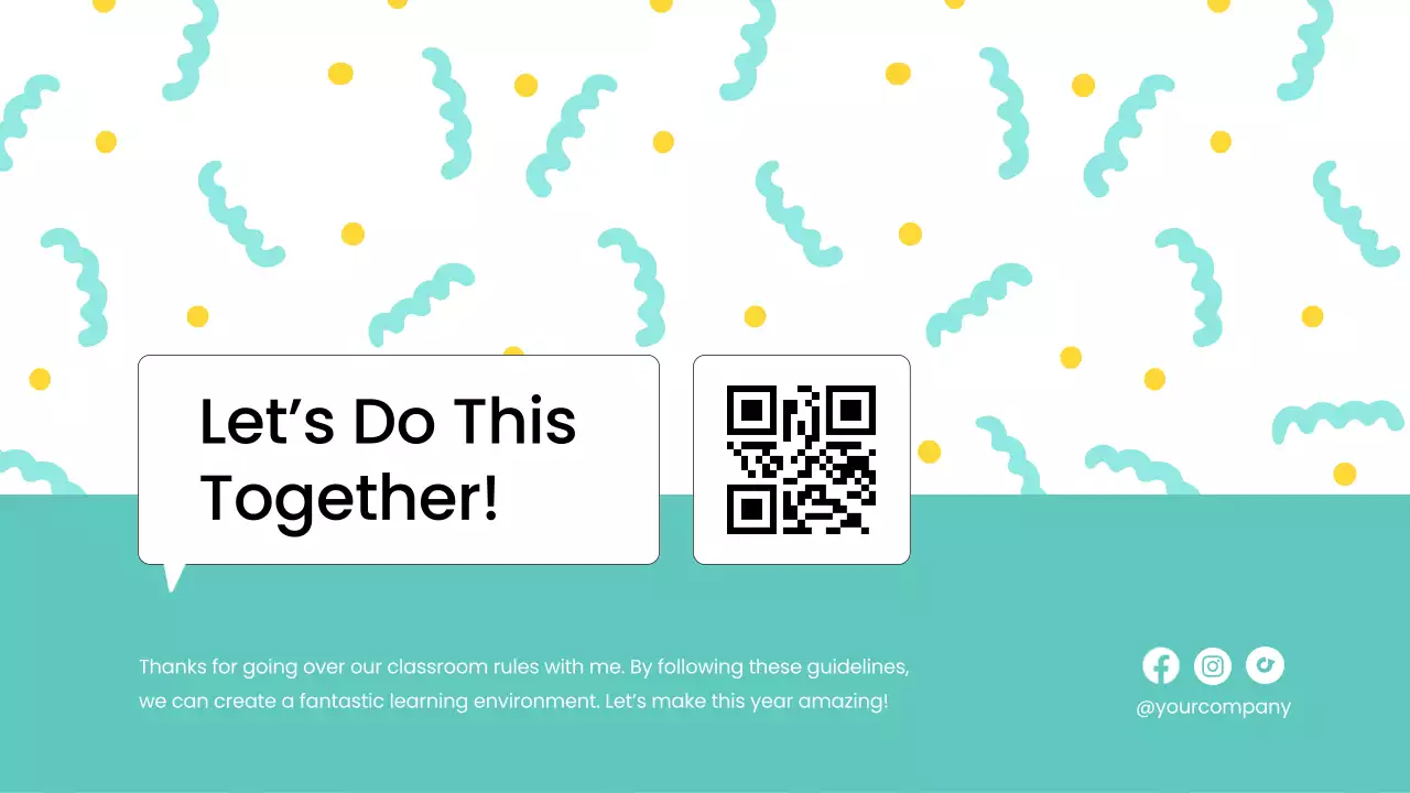 Apresentação do Guia de Sala de Aula Simples Azul