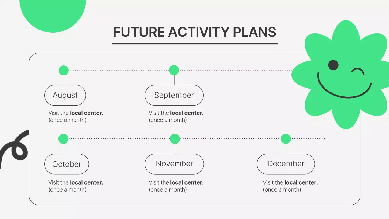 Green Simple Volunteering Announcement Presentation