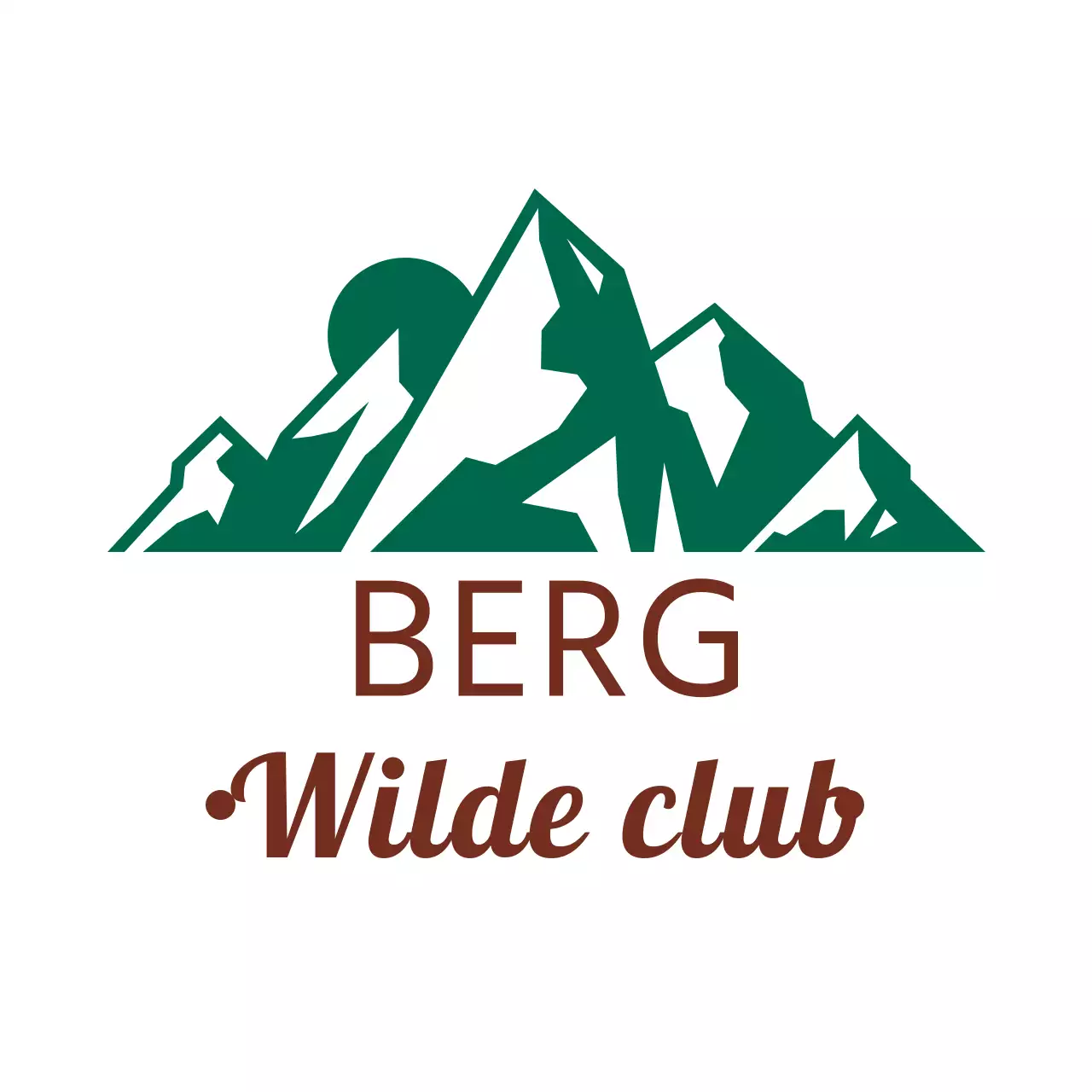 Promoot je klimclub met bergillustraties