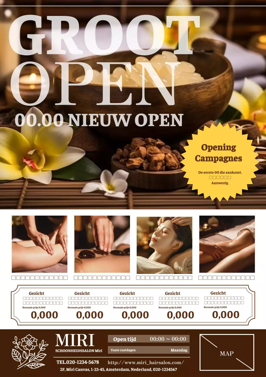 Strakke, natuurlijke esthetiek in bruin en geel