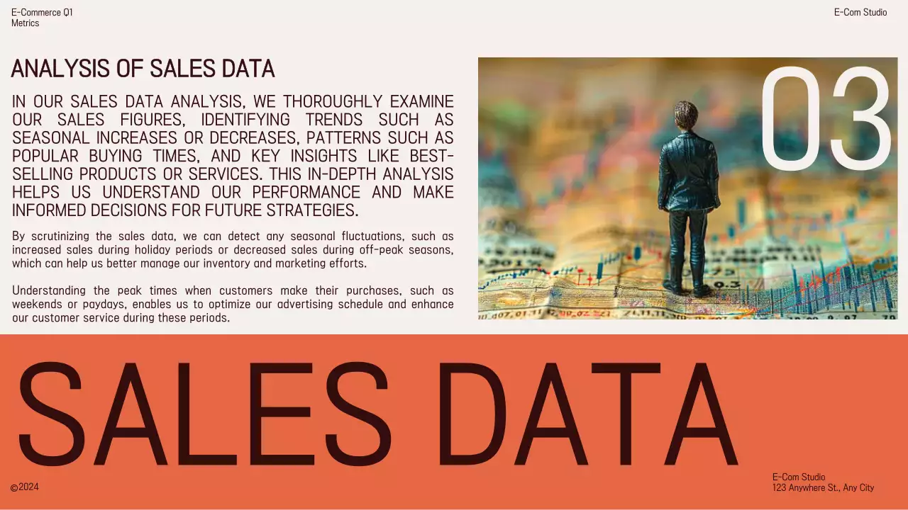 Orange Modern E-Commerce Plan Presentation