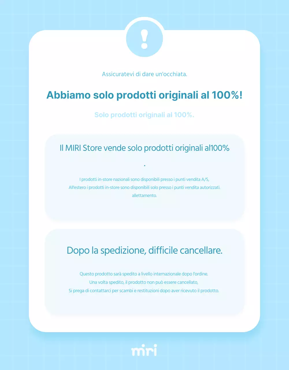 Gli speciali estivi semplici in blu e azzurro