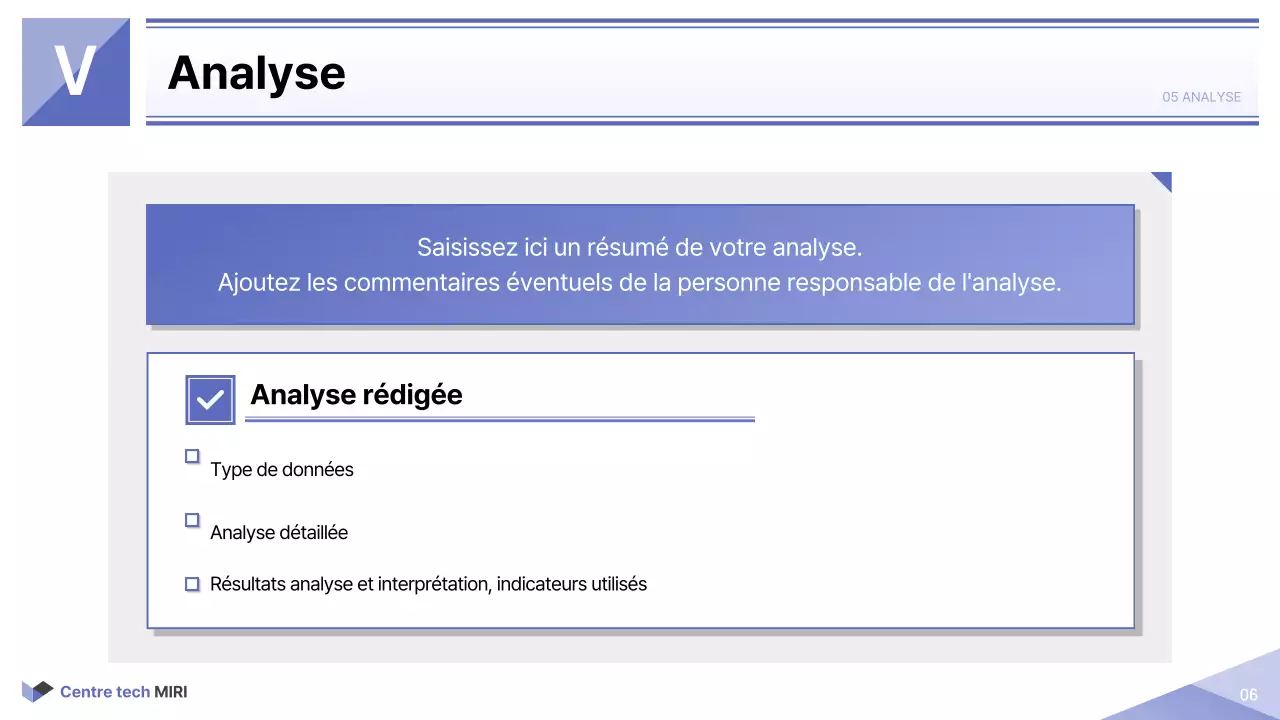 Rapport imprimable simple sur le secteur public en mauve et blanc