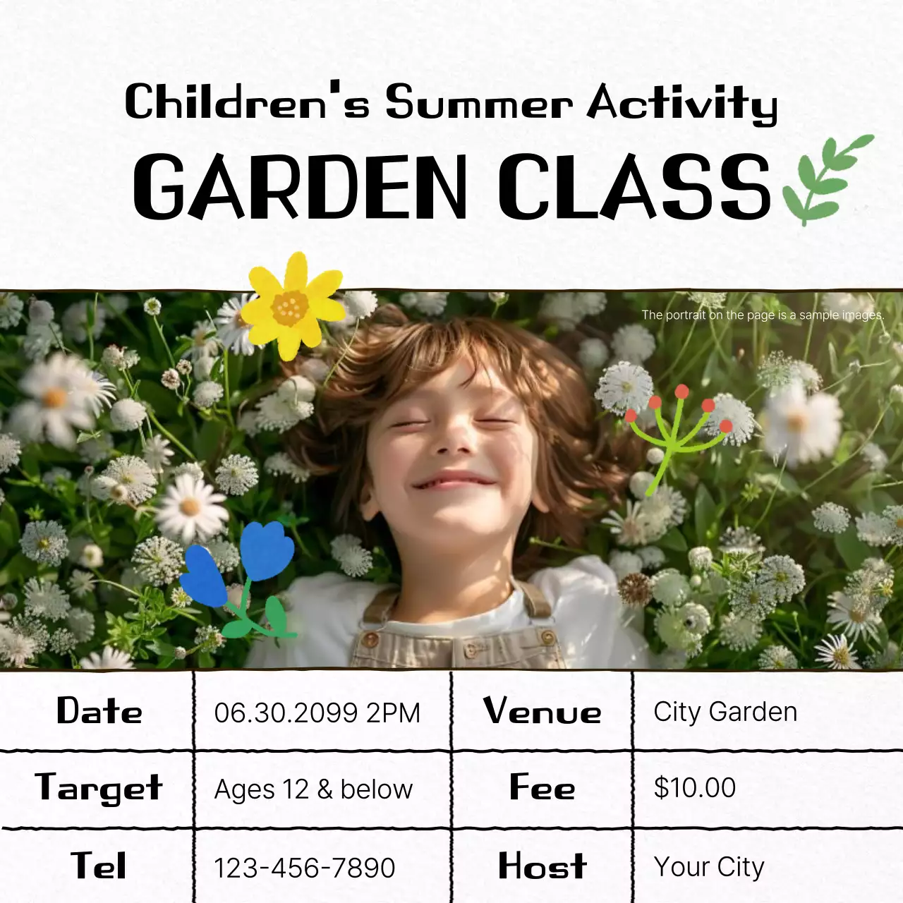 Green Nature Garden Event Social Media Post