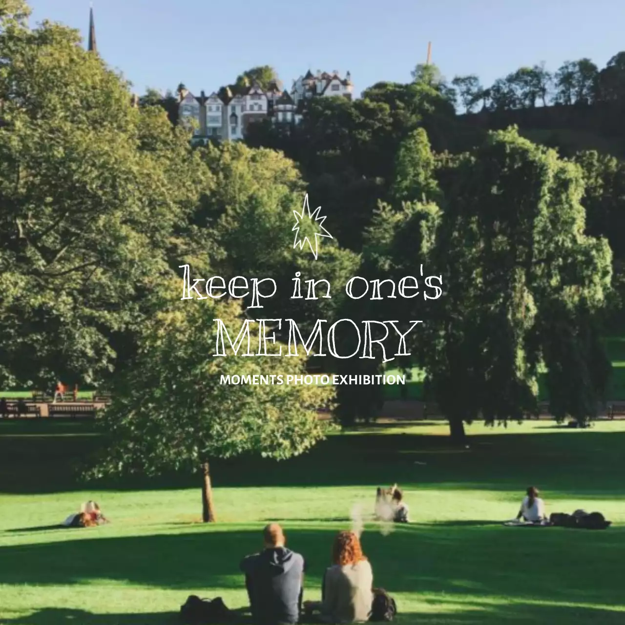 감성적인 사진과 레터링 문구 컨셉의 사진전 전시회 굿즈