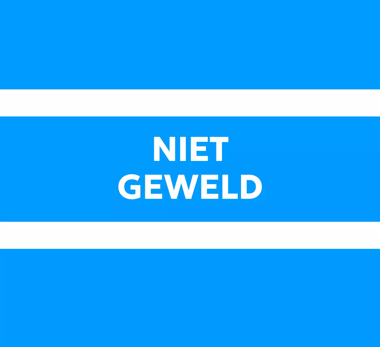 Anti-geweld ontwerp met illustratie van studenten met uitgestrekte armen