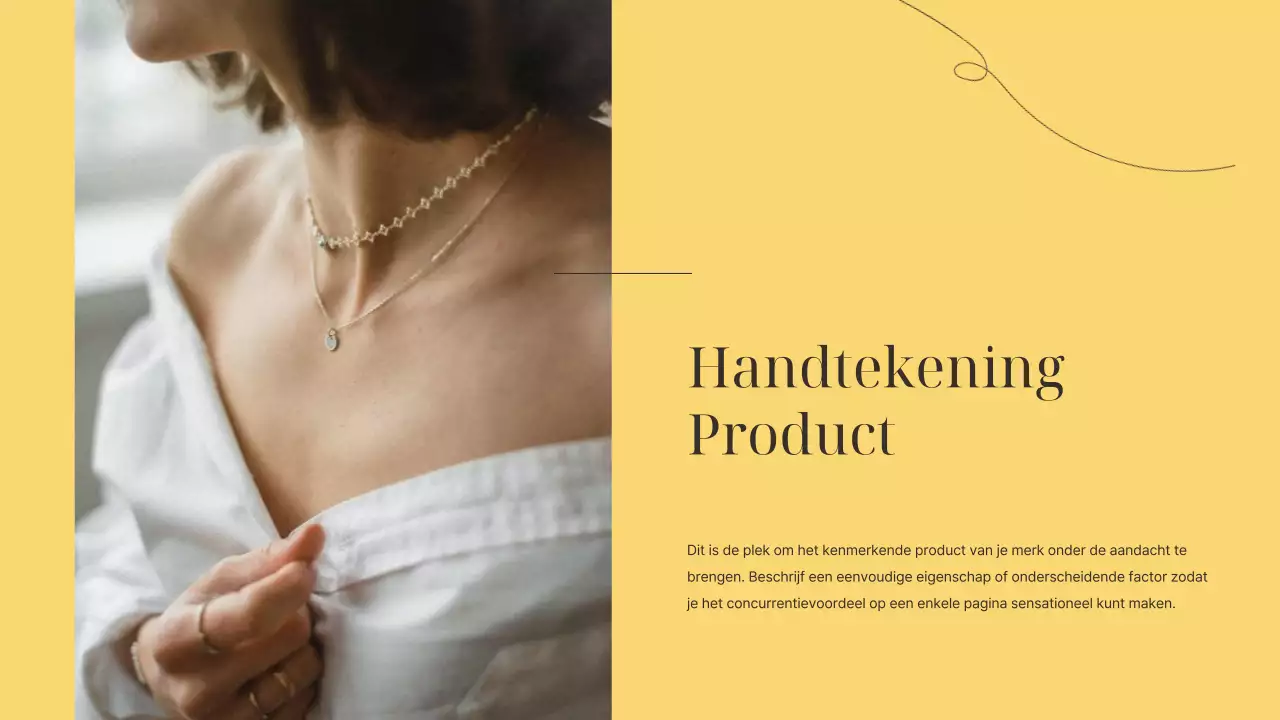 Een luxueus kleinzakelijk merk in geel en bruin