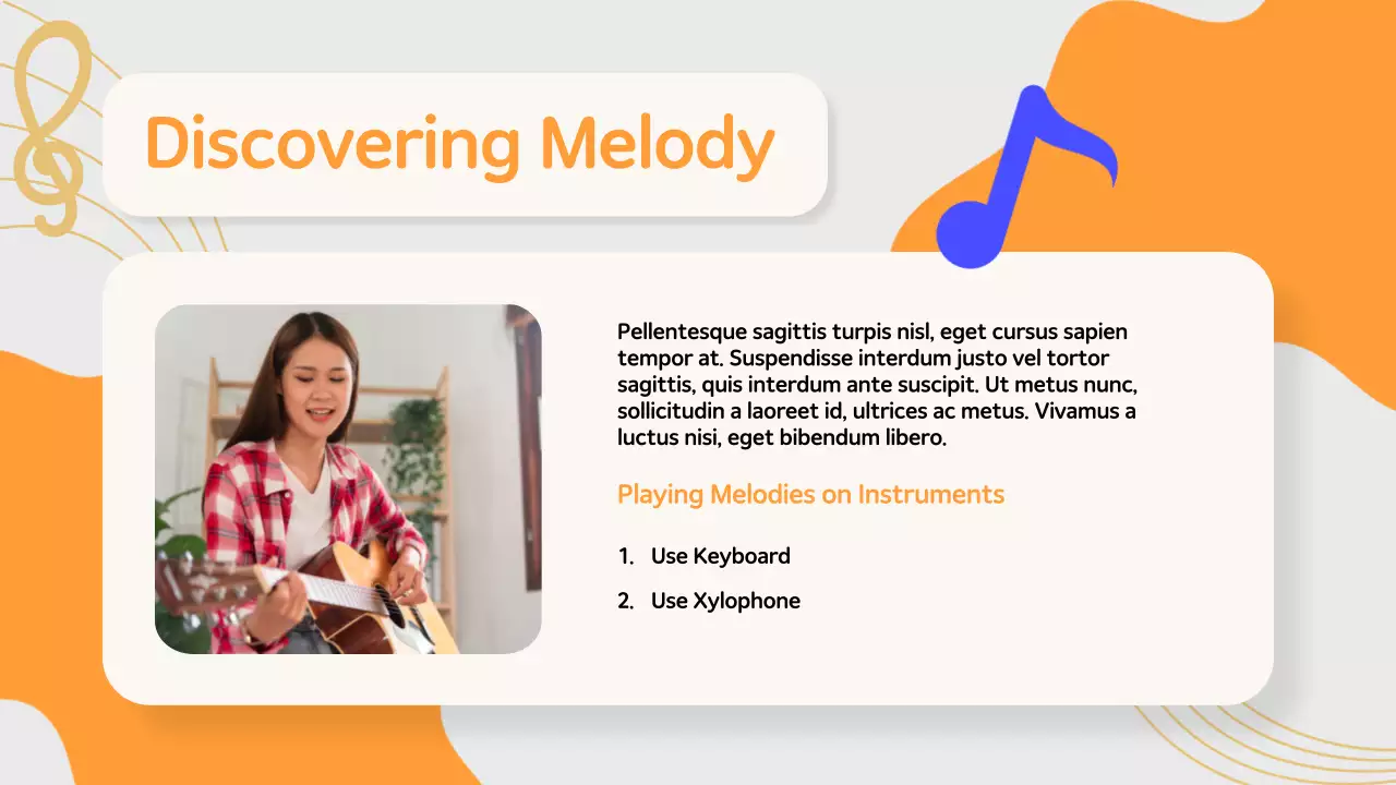 Purple Modern Music Presentation