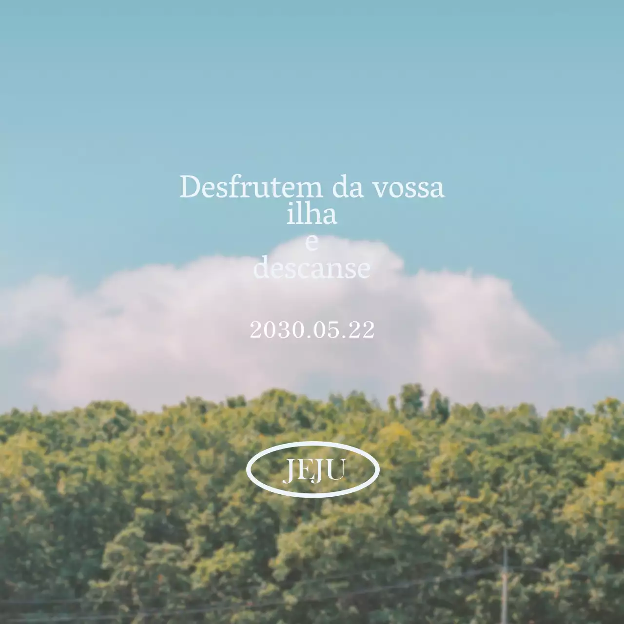 Um fundo de paisagem quente e acolhedor com uma citação sentimental num tipo de letra bonito