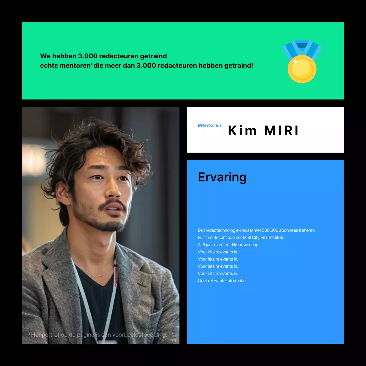 Promoot je videobewerkingscursus in roze en blauw