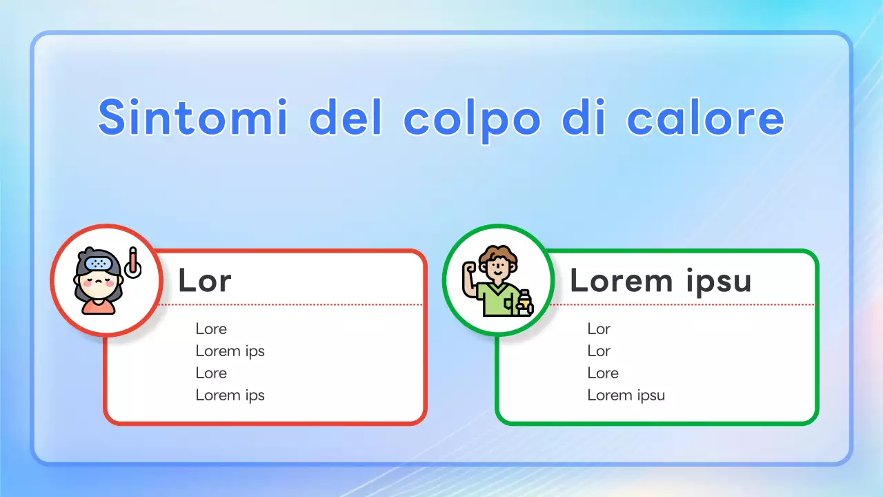 Schede pastello e sfacciate sui colpi di calore!