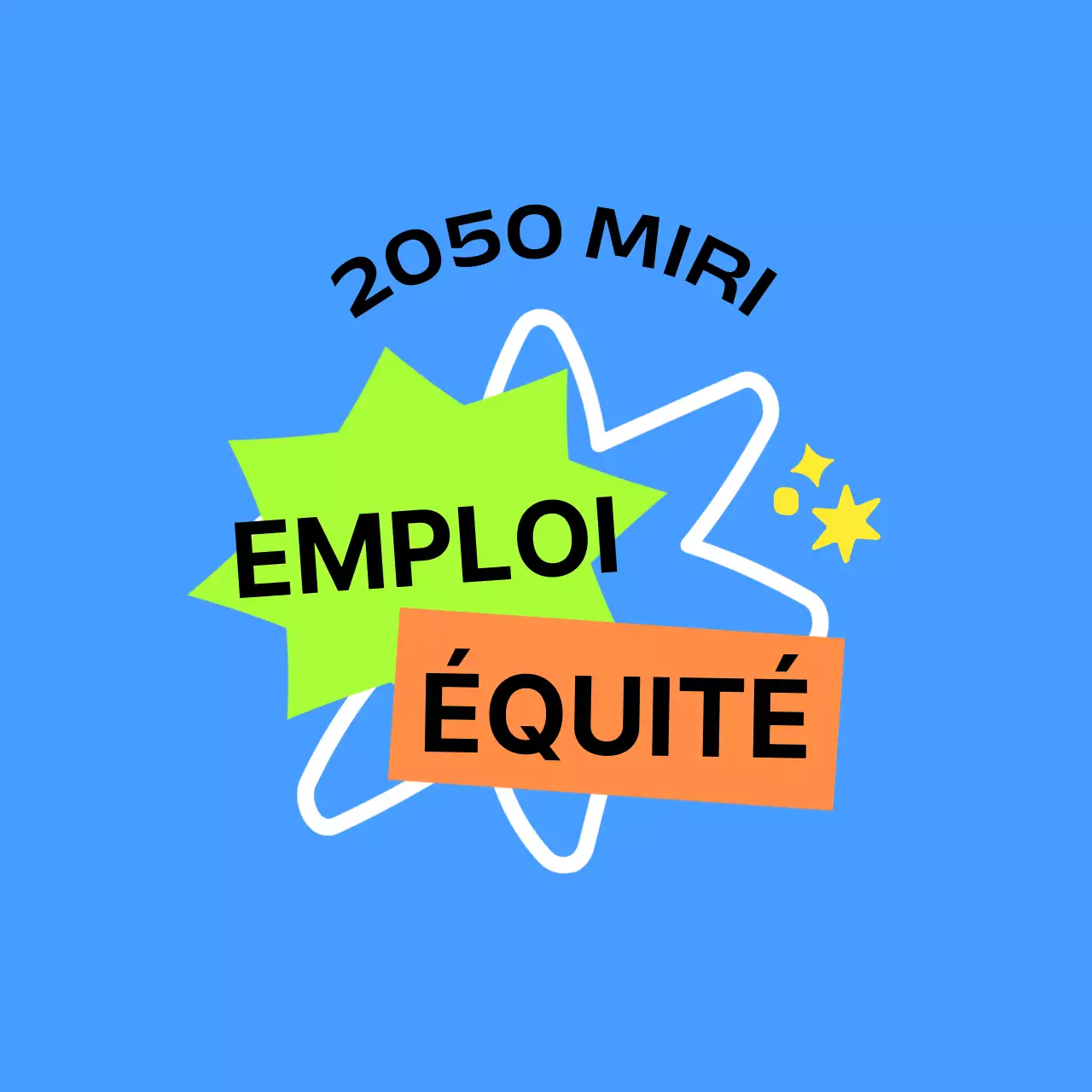 Pour les foires d'entreprise en bleu et orange vert