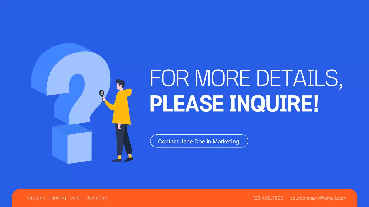 Blue Modern Marketing Report Presentation