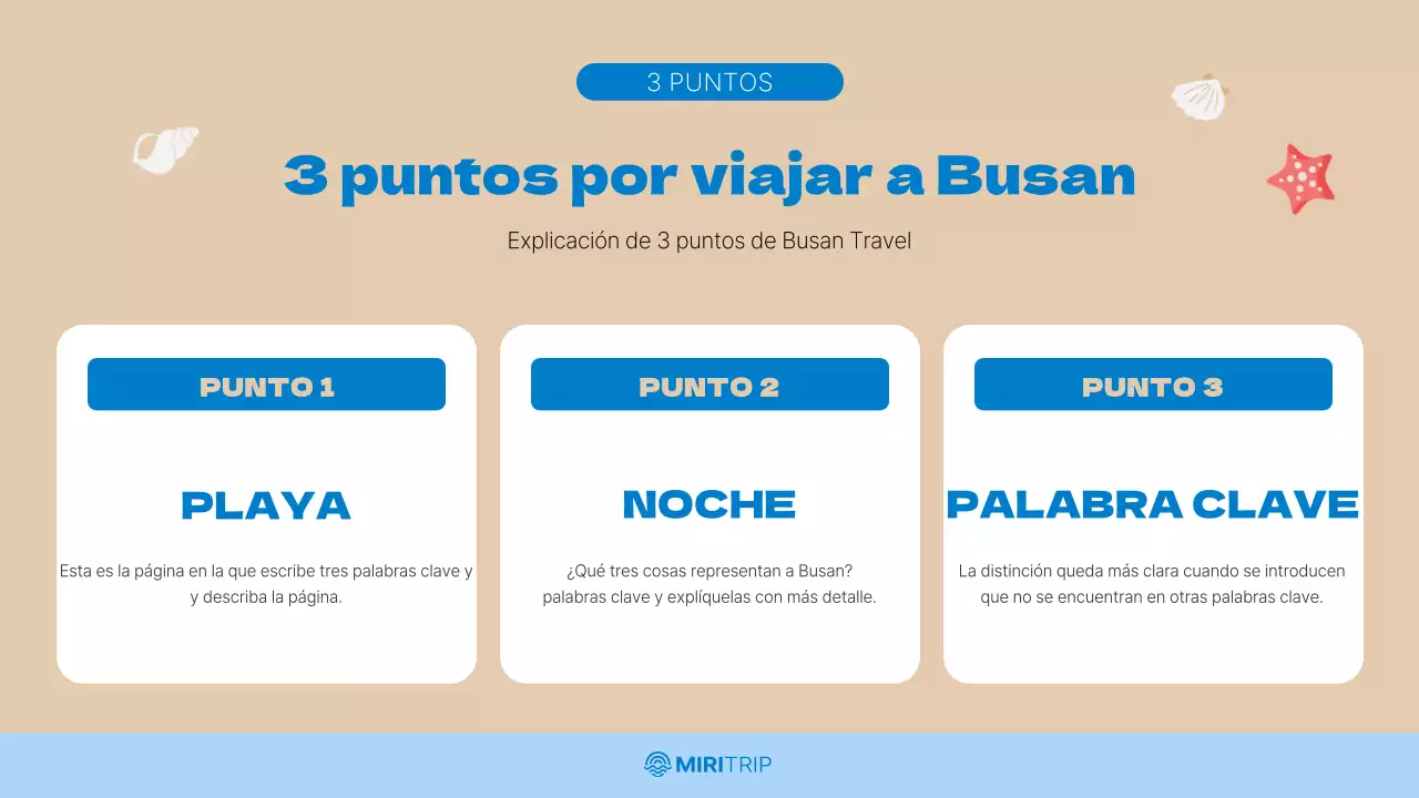 Promoción de los barrios azul claro y beige de Busan