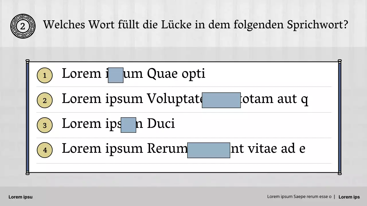 Traditionelle Sprichwörter für die Grundschule in Grau und Marineblau Lehrmittel