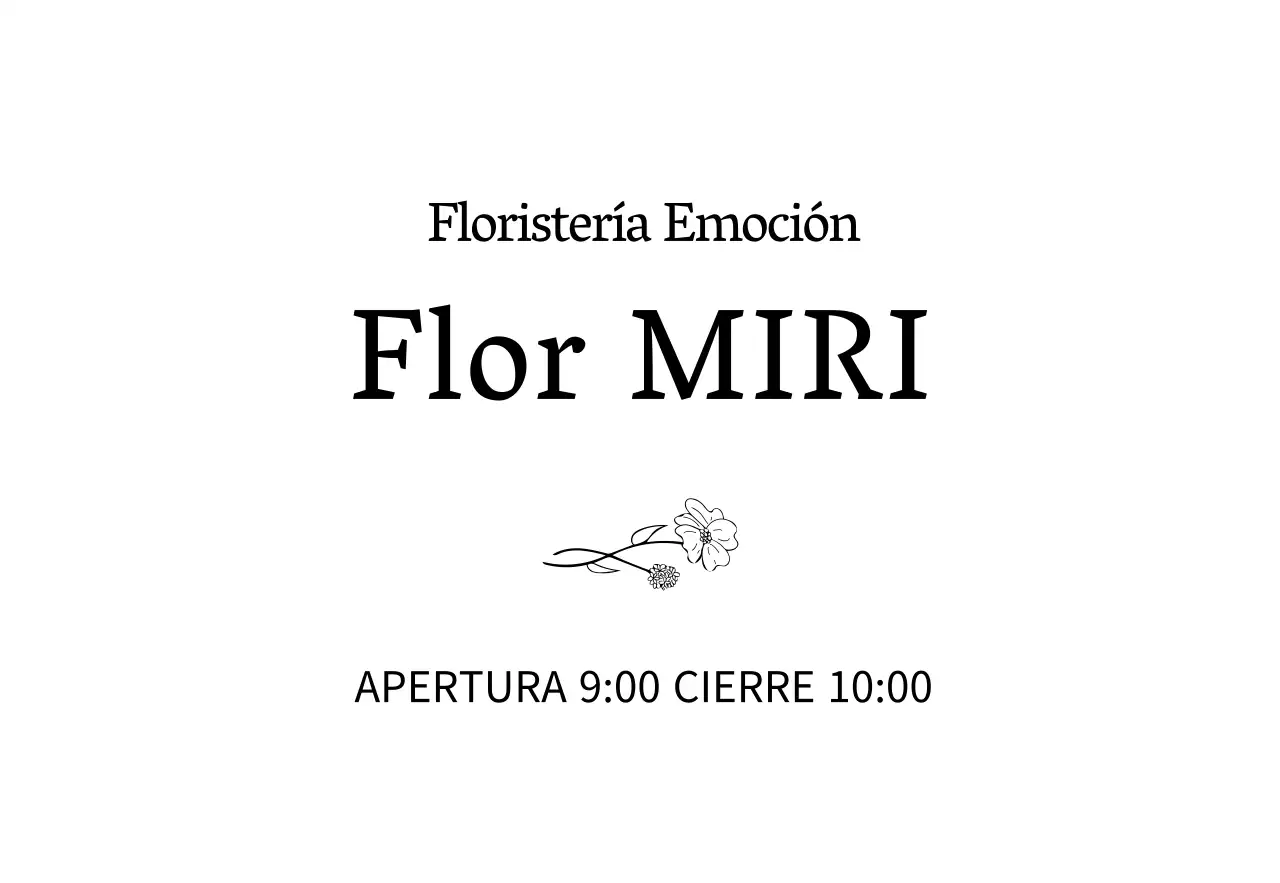 Floristería señalización tienda de flores con una línea floral sentimental boceto ilustración