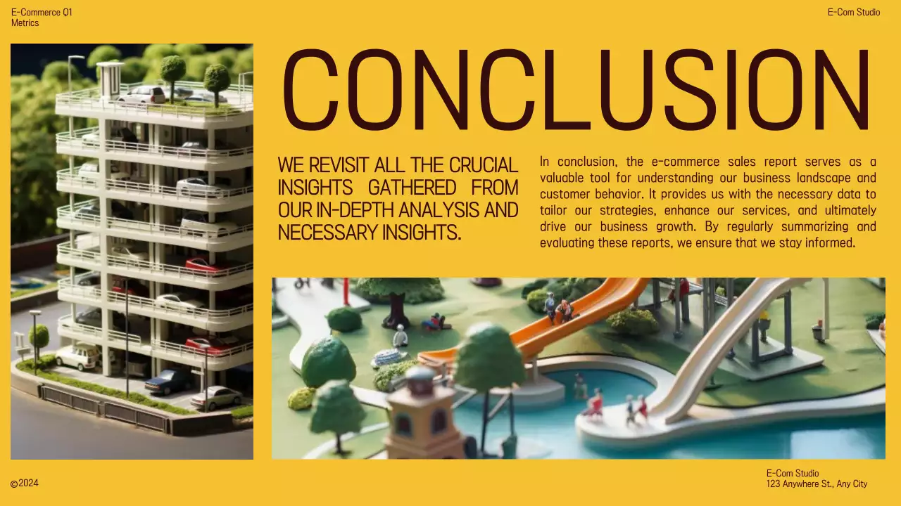 Orange Modern E-Commerce Plan Presentation