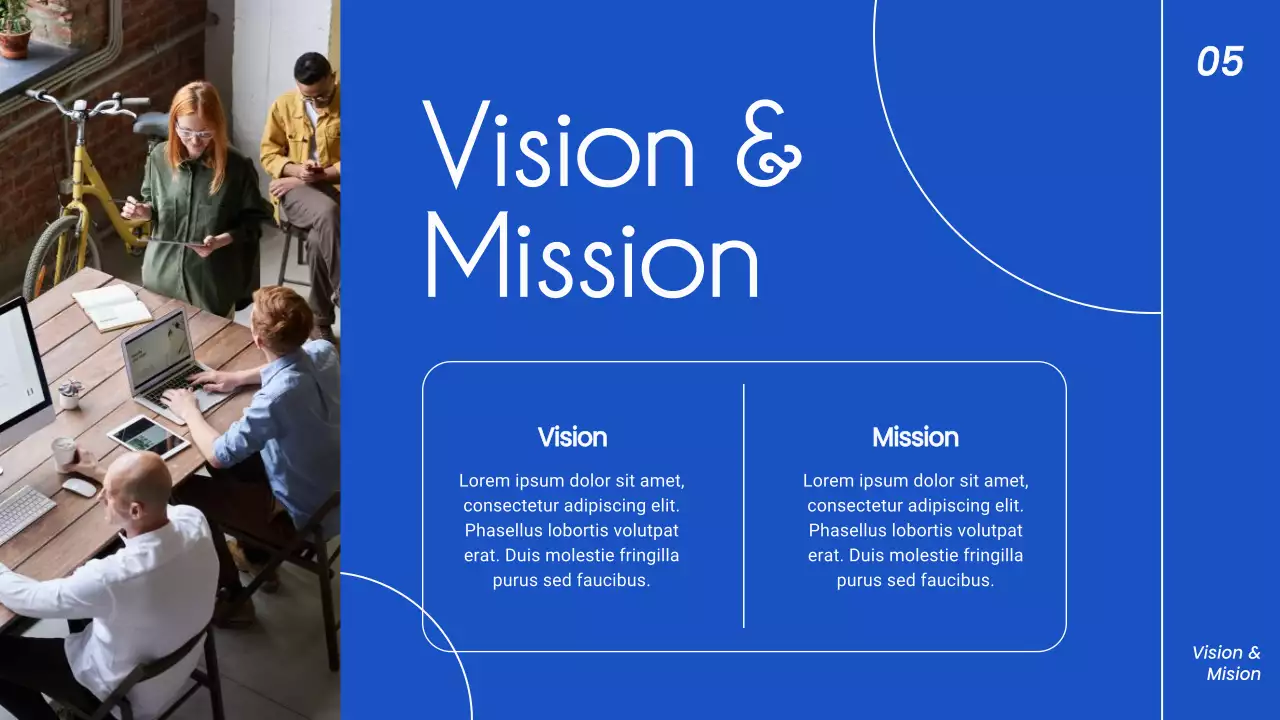 Blue Modern Pitch Promotion Presentation