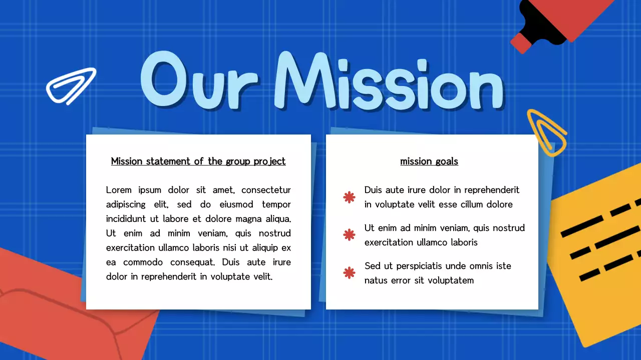 Blue Playful Project Presentation