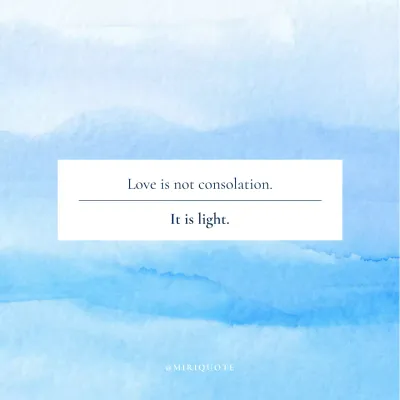 Blue Minimal Love Card Social Media Post