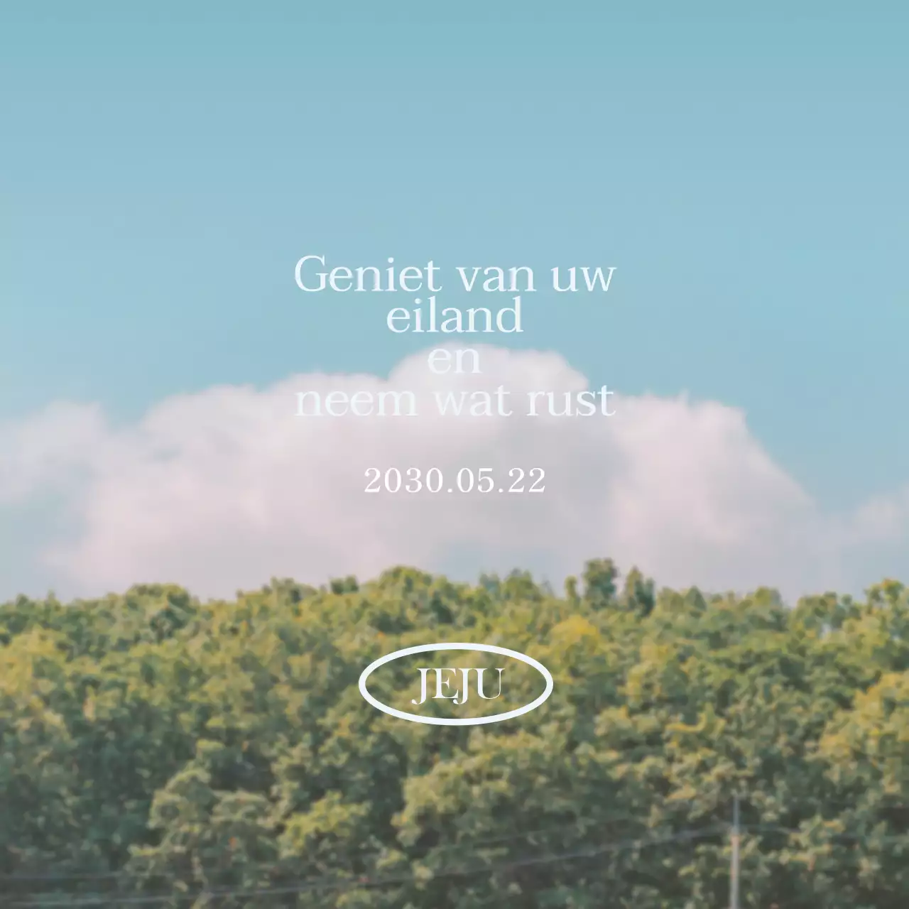 Een warme en uitnodigende landschappelijke achtergrond met een sentimenteel citaat in een schattig lettertype