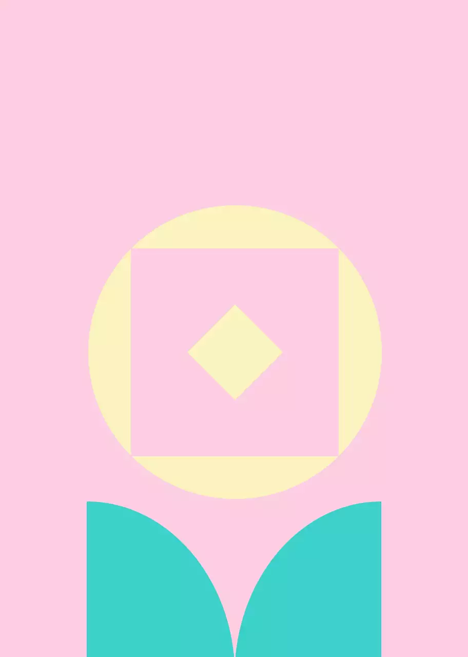 꽃이 그려진 따뜻한 분위기의 복지관 책자