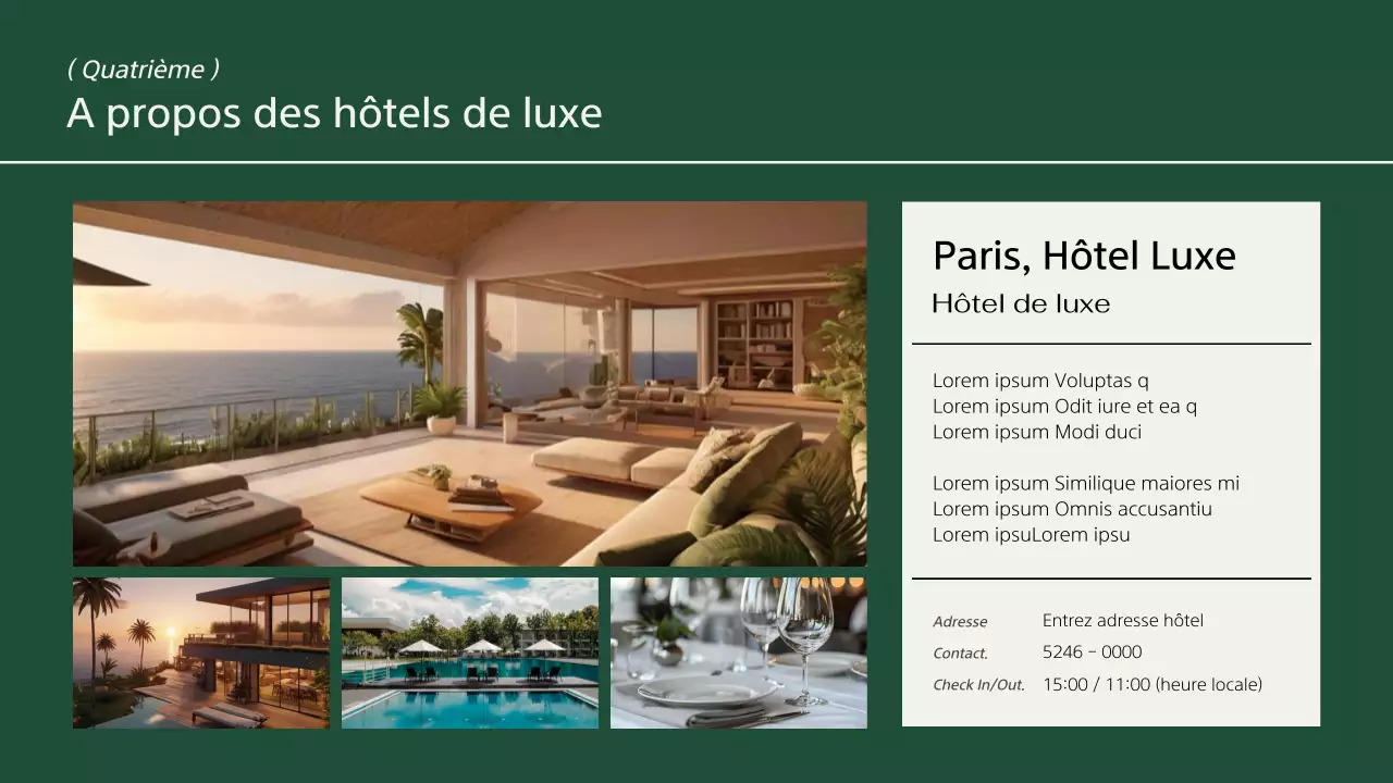 Un guide de voyage de golf moderne en kaki et ivoire