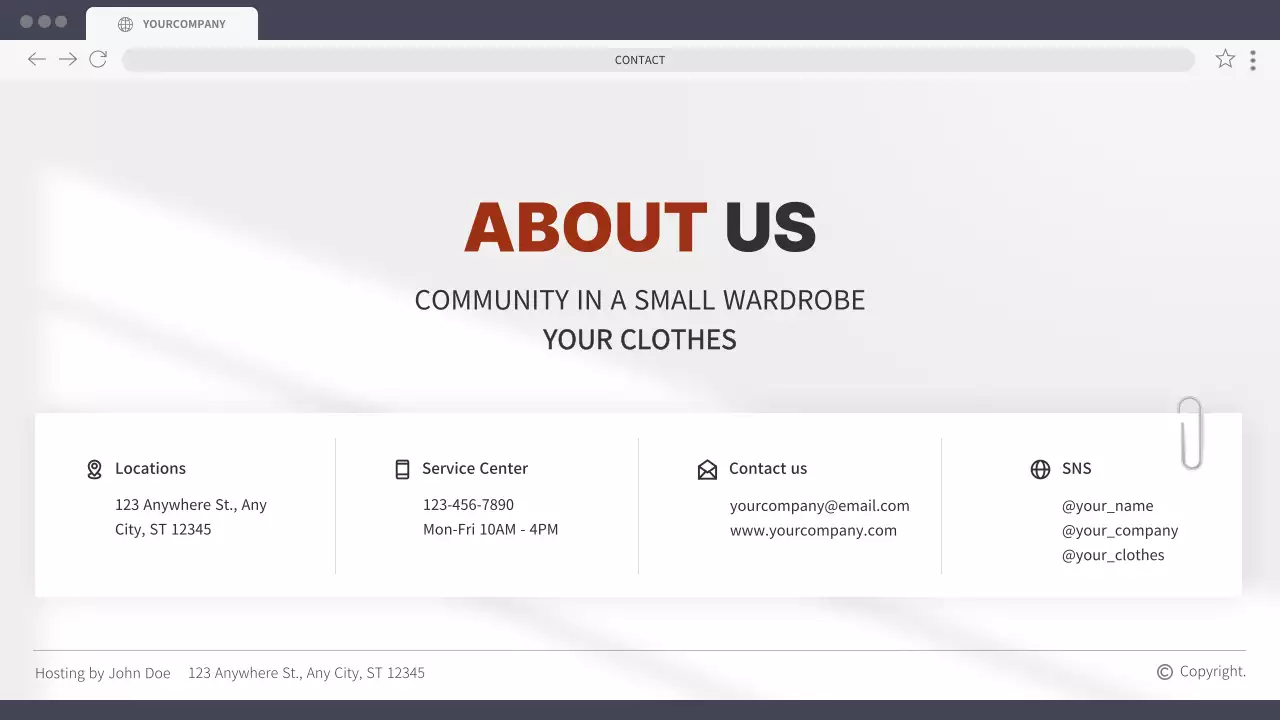 그레이 모던 패션 프로모션 프리젠테이션