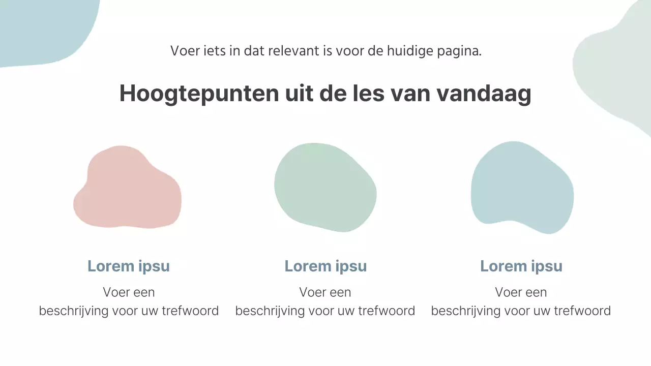 Grijs en eenvoudig lesmateriaal voor schoolleraren