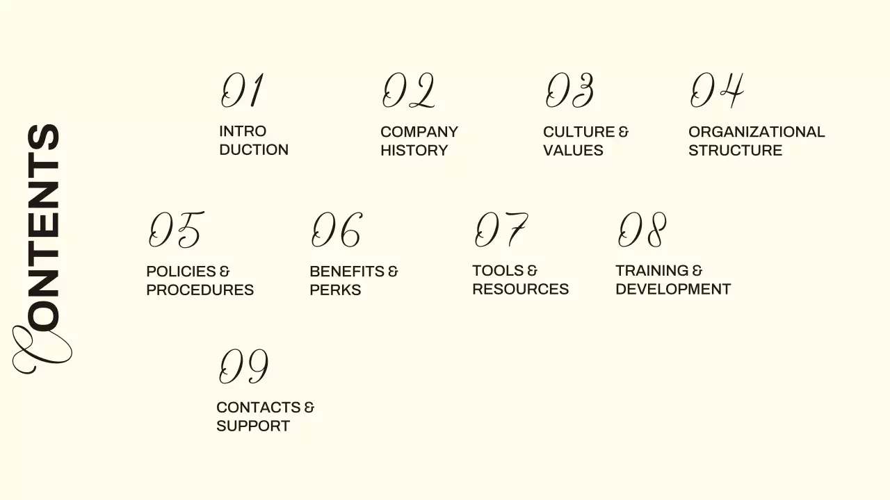 Presentasi Panduan Orientasi Brown Modern