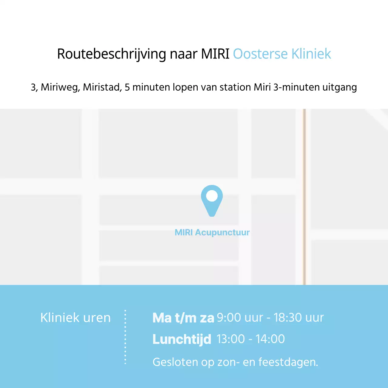 Promotie van een eenvoudige Chinese groeikliniek voor kinderen in lichtblauw en oranje