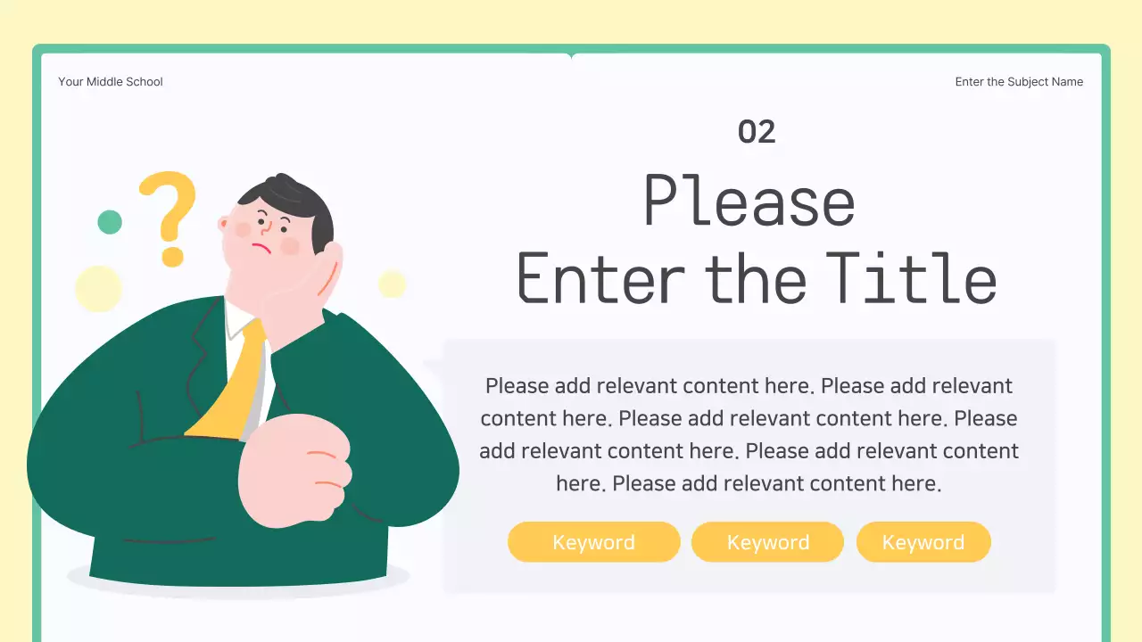 Apresentação do Guia de Aula Green Simple